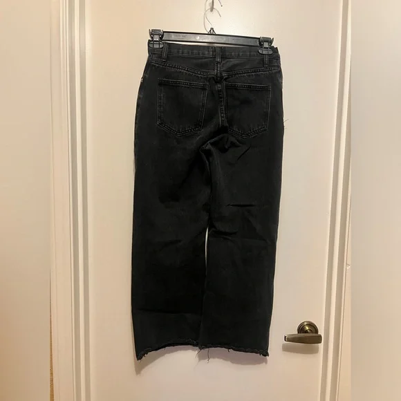 Princess Polly Women's Black Straight Jeans - Picture 1 of 4